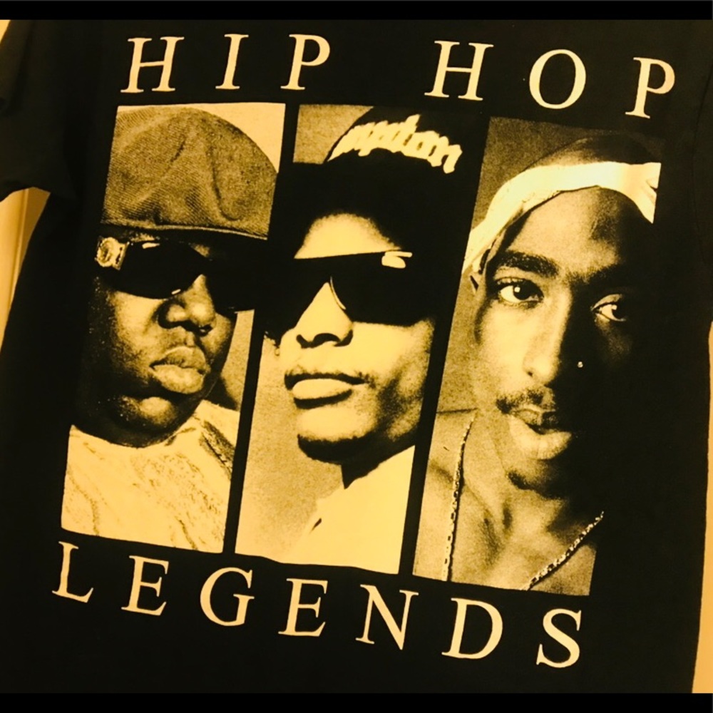 Legends of Hip Hop on a T-Shirt